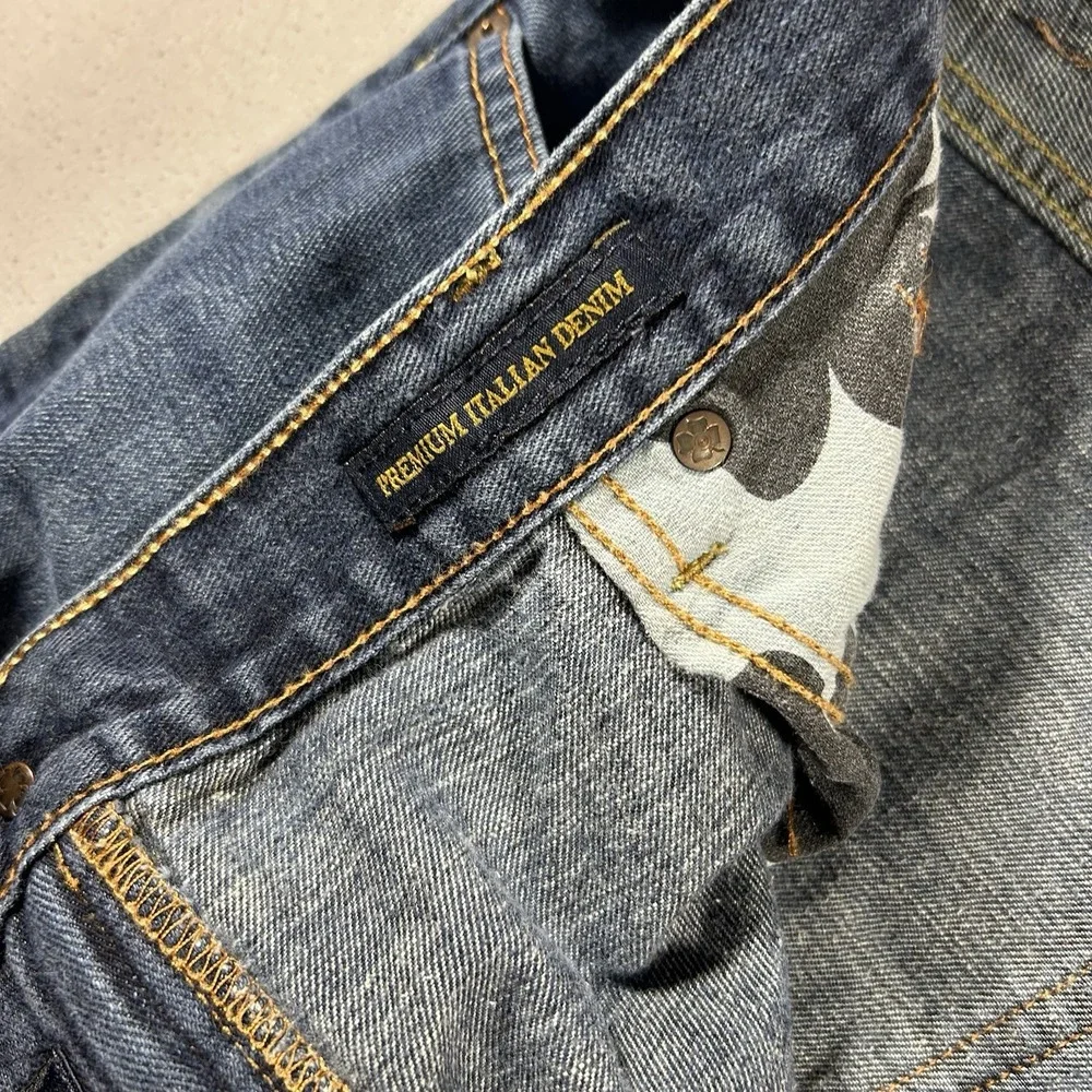 Lucky Brand 181 Relaxed Straight Jeans Mens 42x30 Premium Denim Wash